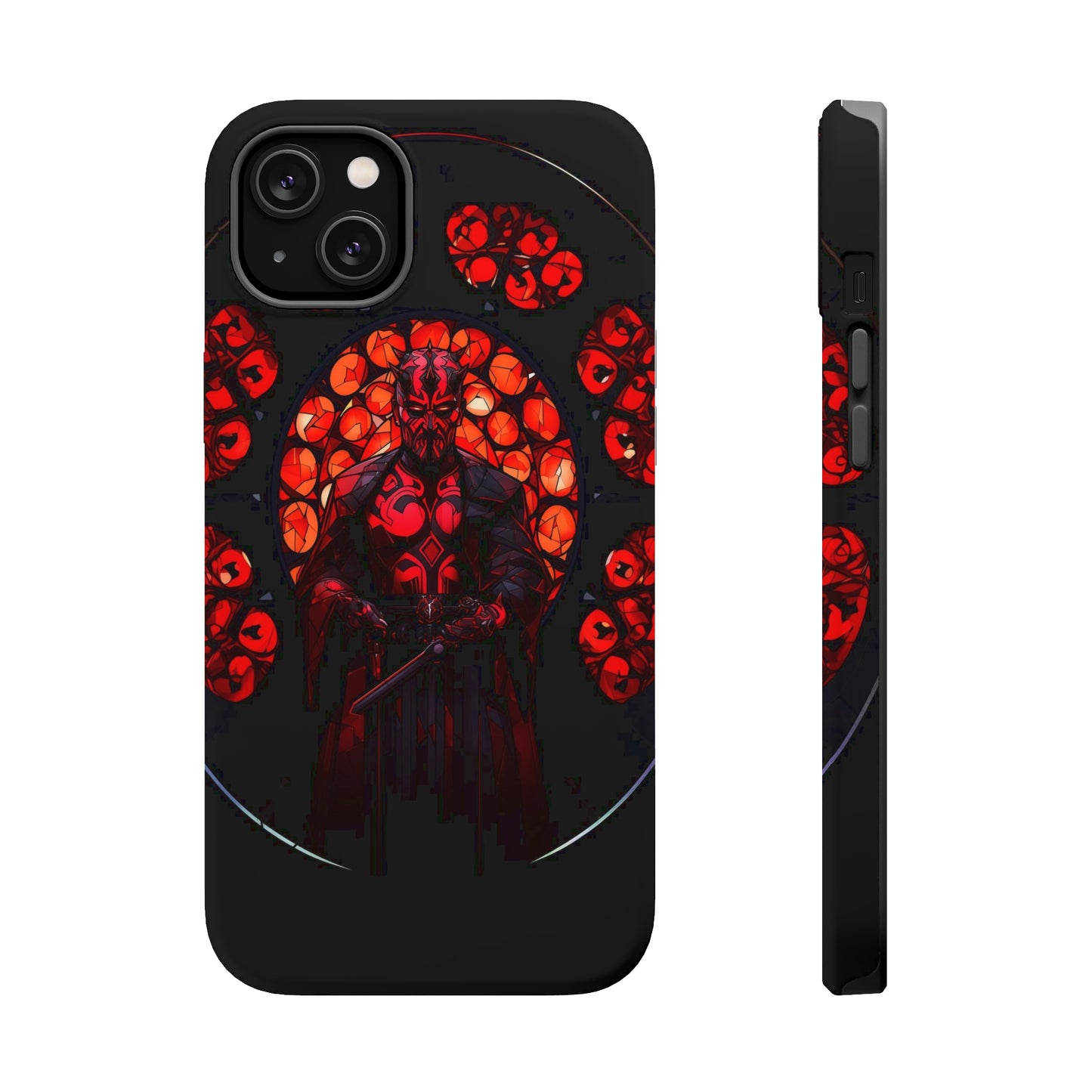 MagSafe Tough iPhone Case - Darth Maul Catholic Stained Glass