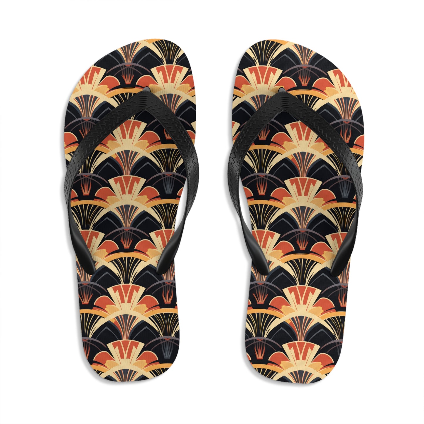 Unisex Flip-Flops - Gilded Highlights