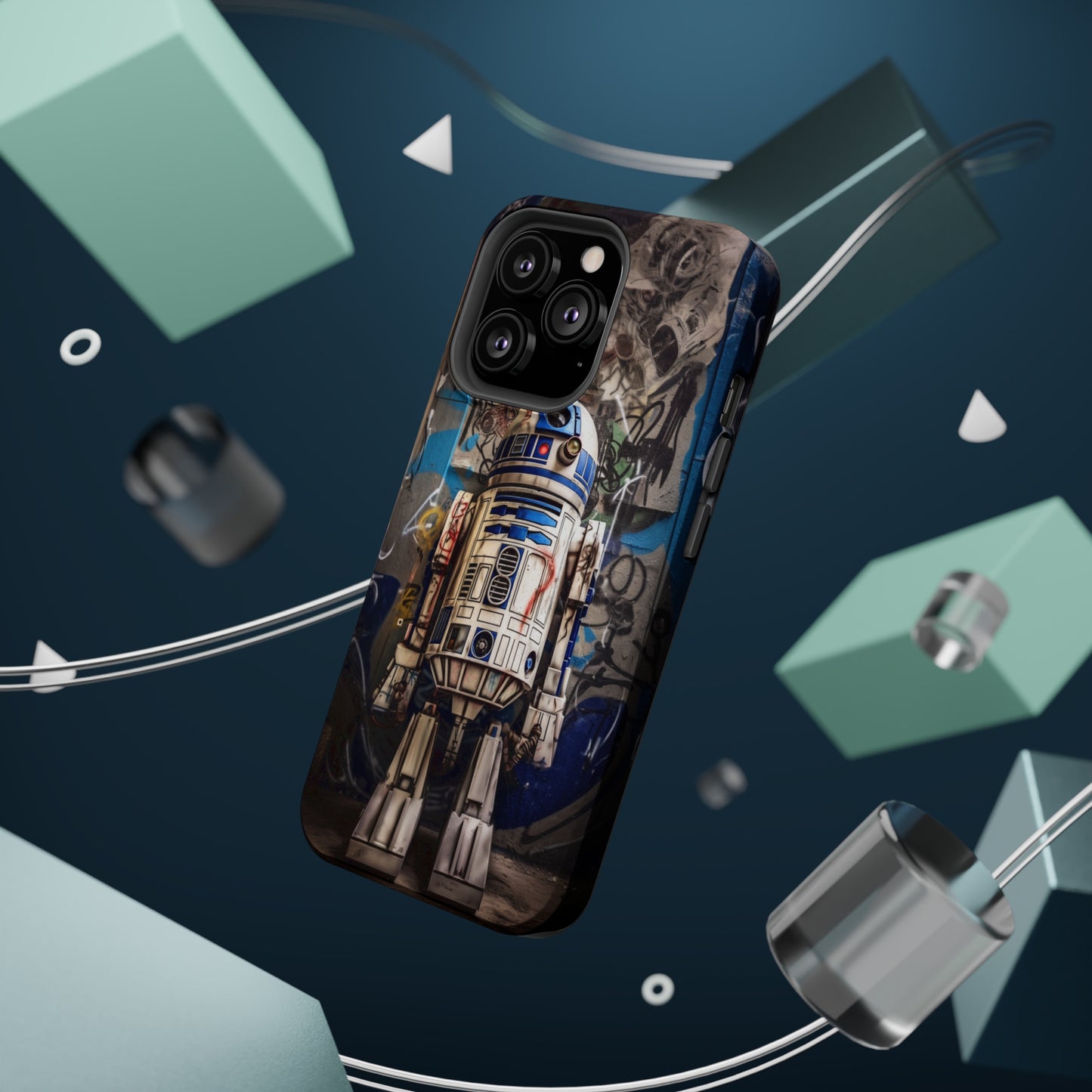 MagSafe Tough iPhone Case - R2D2 1990's Graffiti