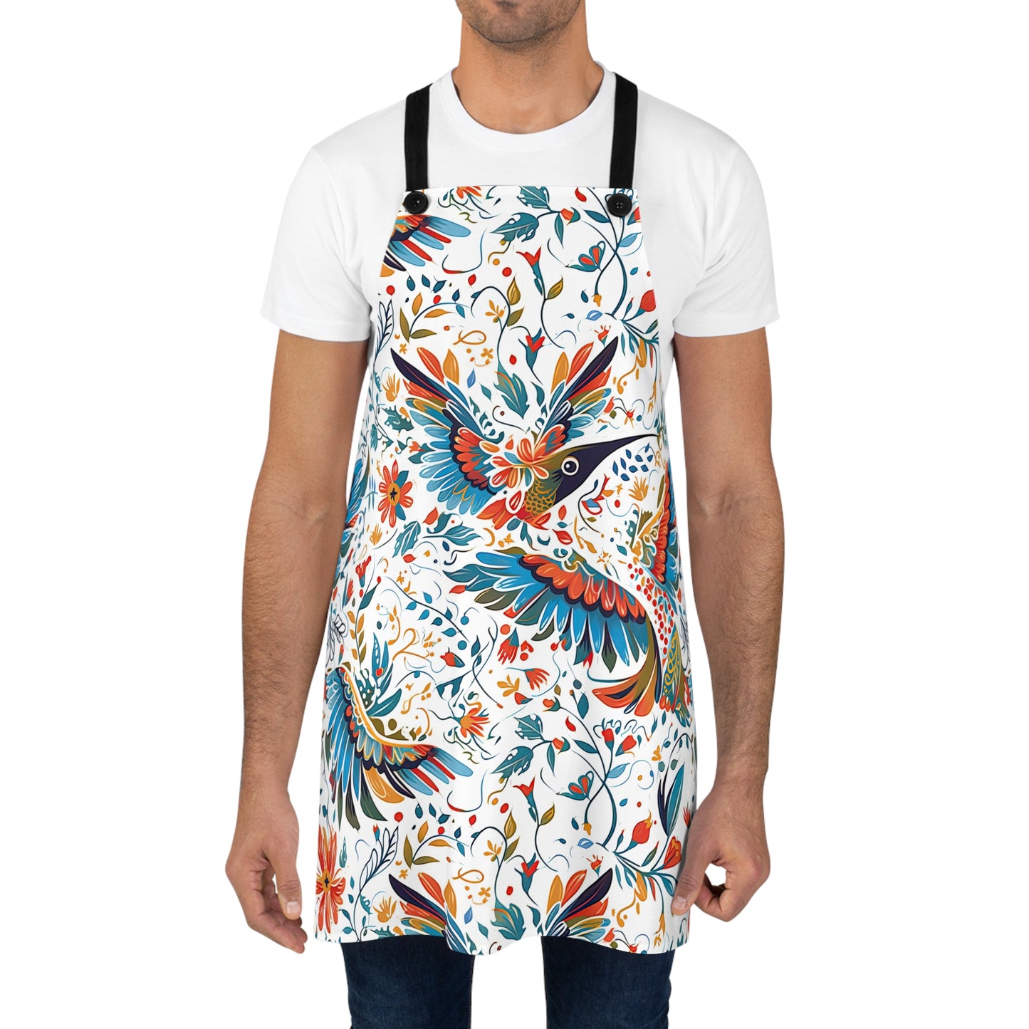 Canvas Apron - Colibri Abstract