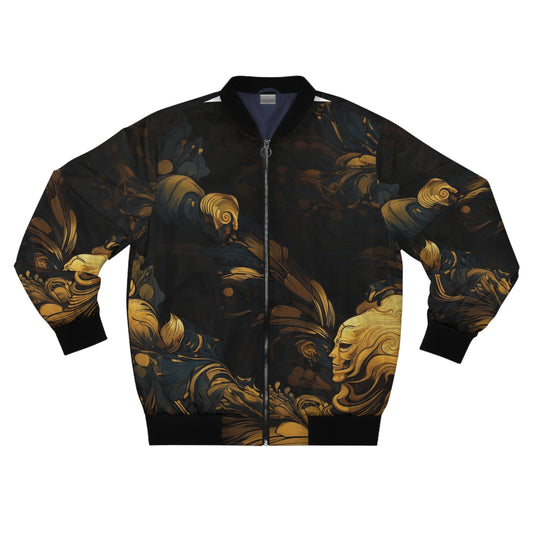Men's Bomber Jacket - C3P0 Diagrammatic drawing