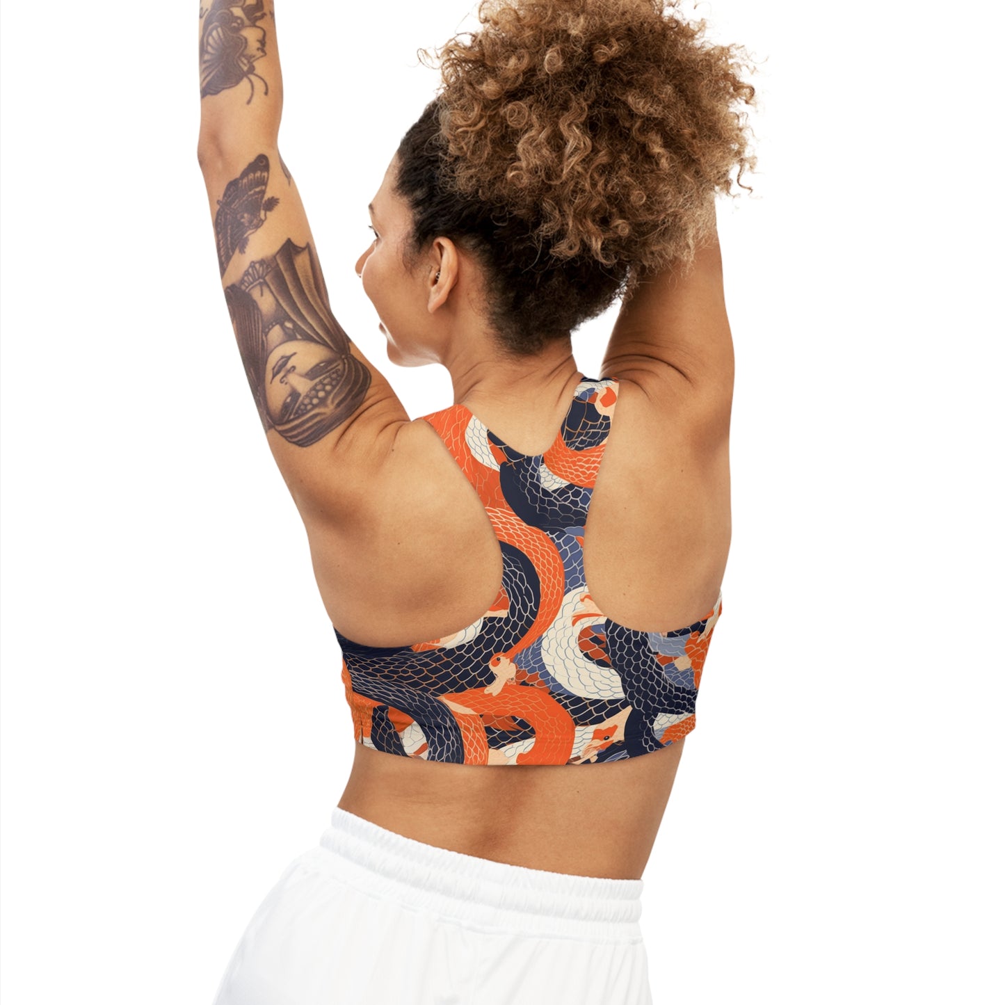 Sports Bra - Neville Marichyasana Snakes