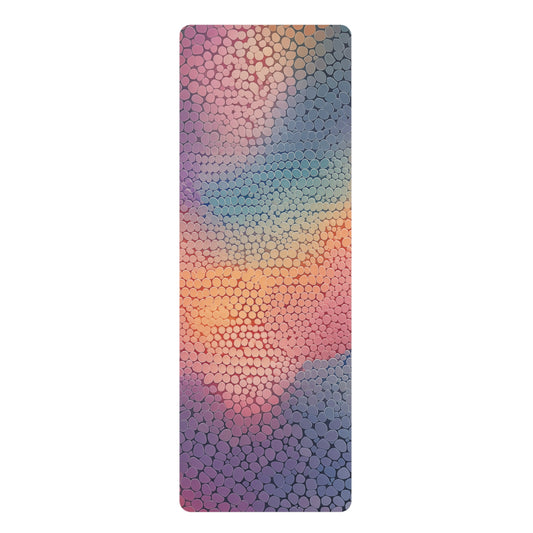 Rubber Yoga Mat- Tove Florence Pin Dot