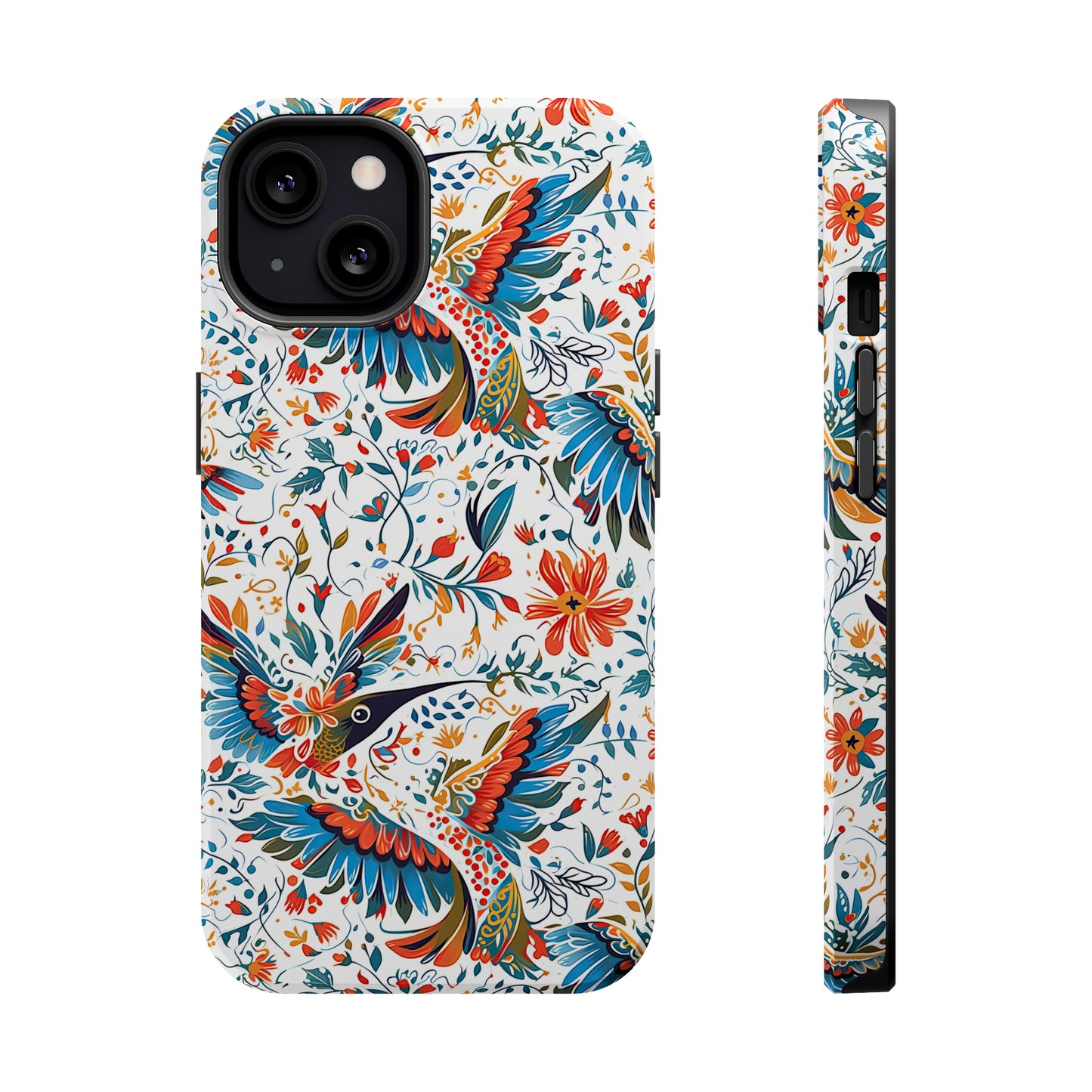 MagSafe Tough iPhone Case - Colibri Abstract