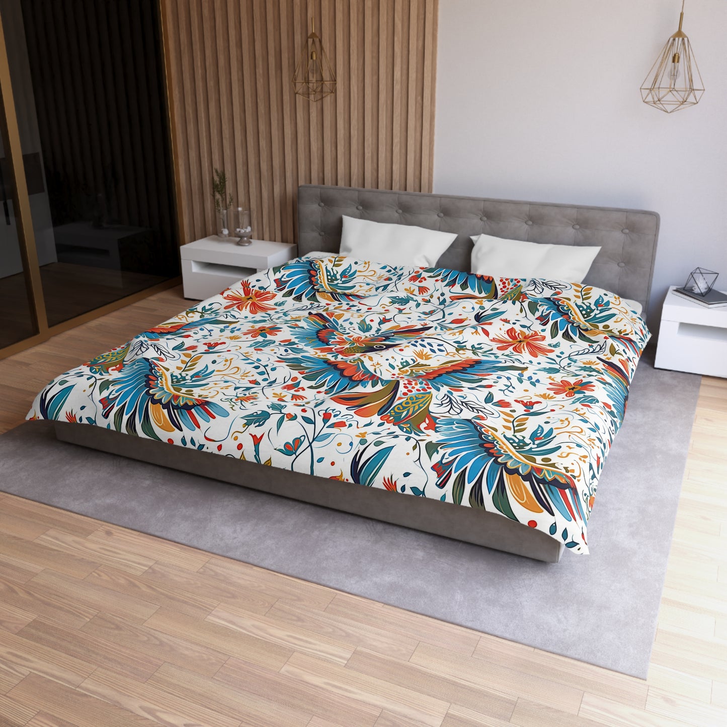 Duvet Cover - Colibri Abstract