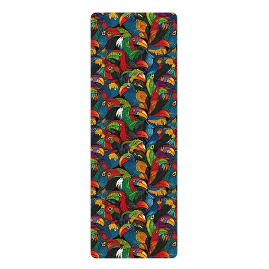 Rubber Yoga Mat- Toucan Clan