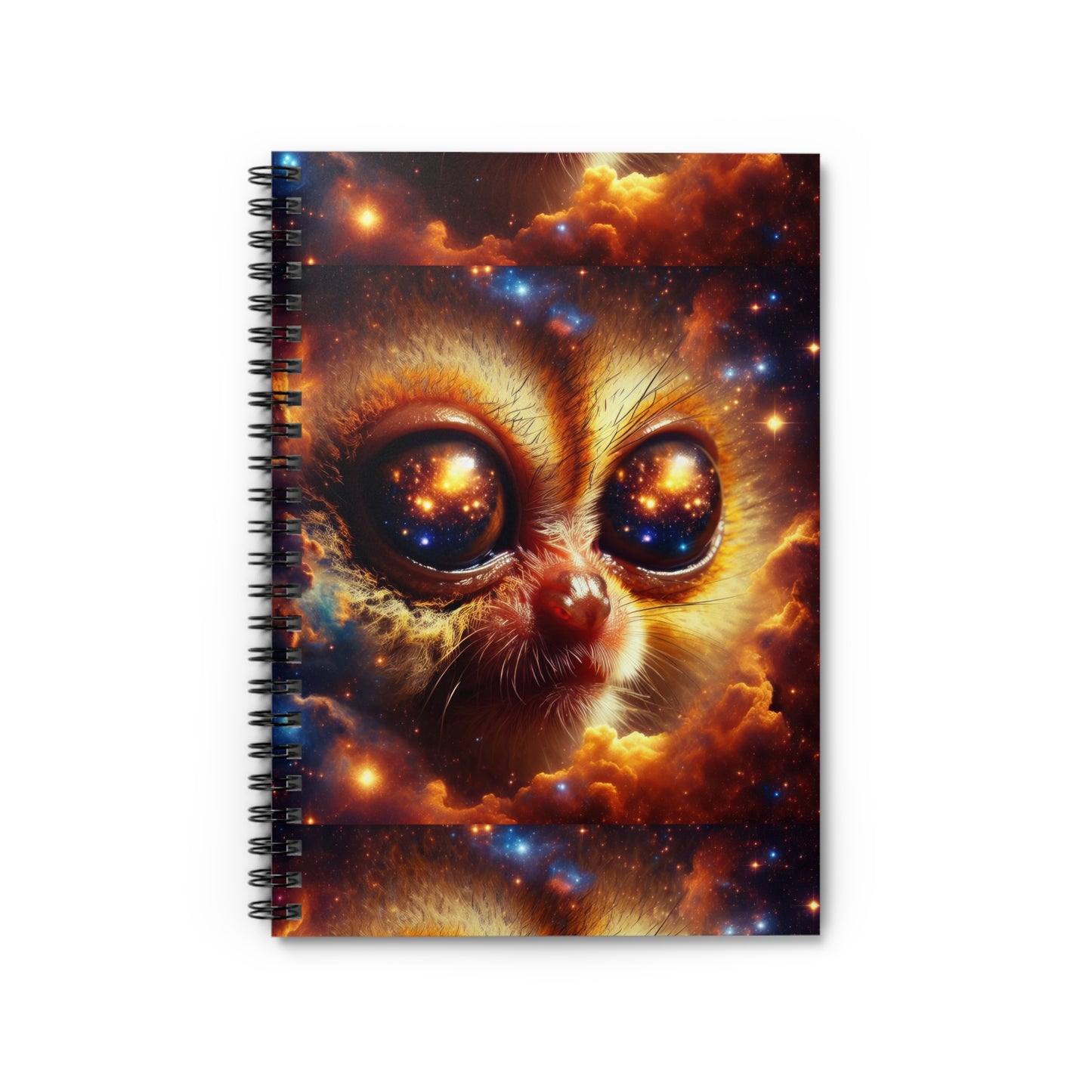 Spiral Notebook with Ruled Line - Tarsiers CosmicLevel