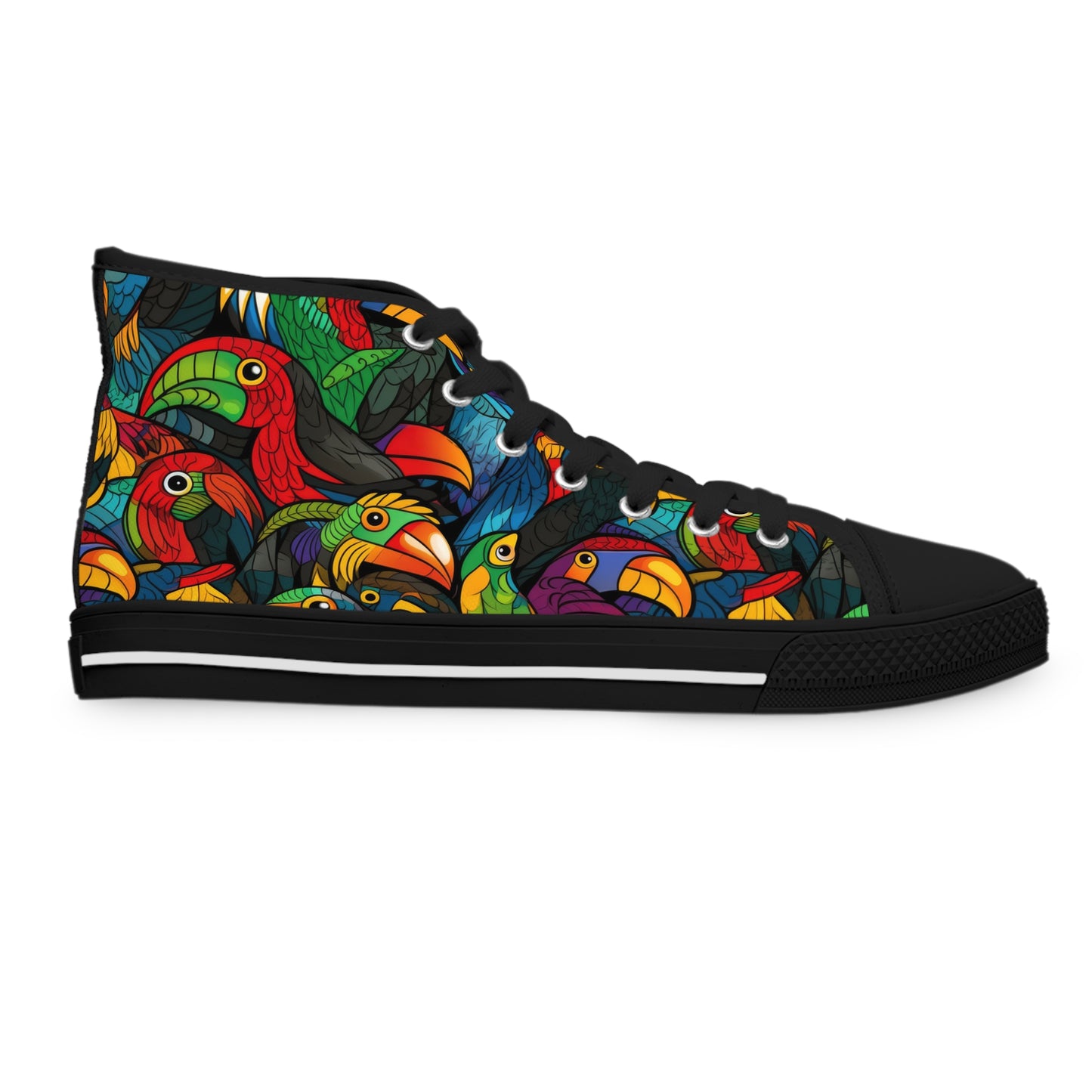 Women's High Top Sneakers - Toucan Clan