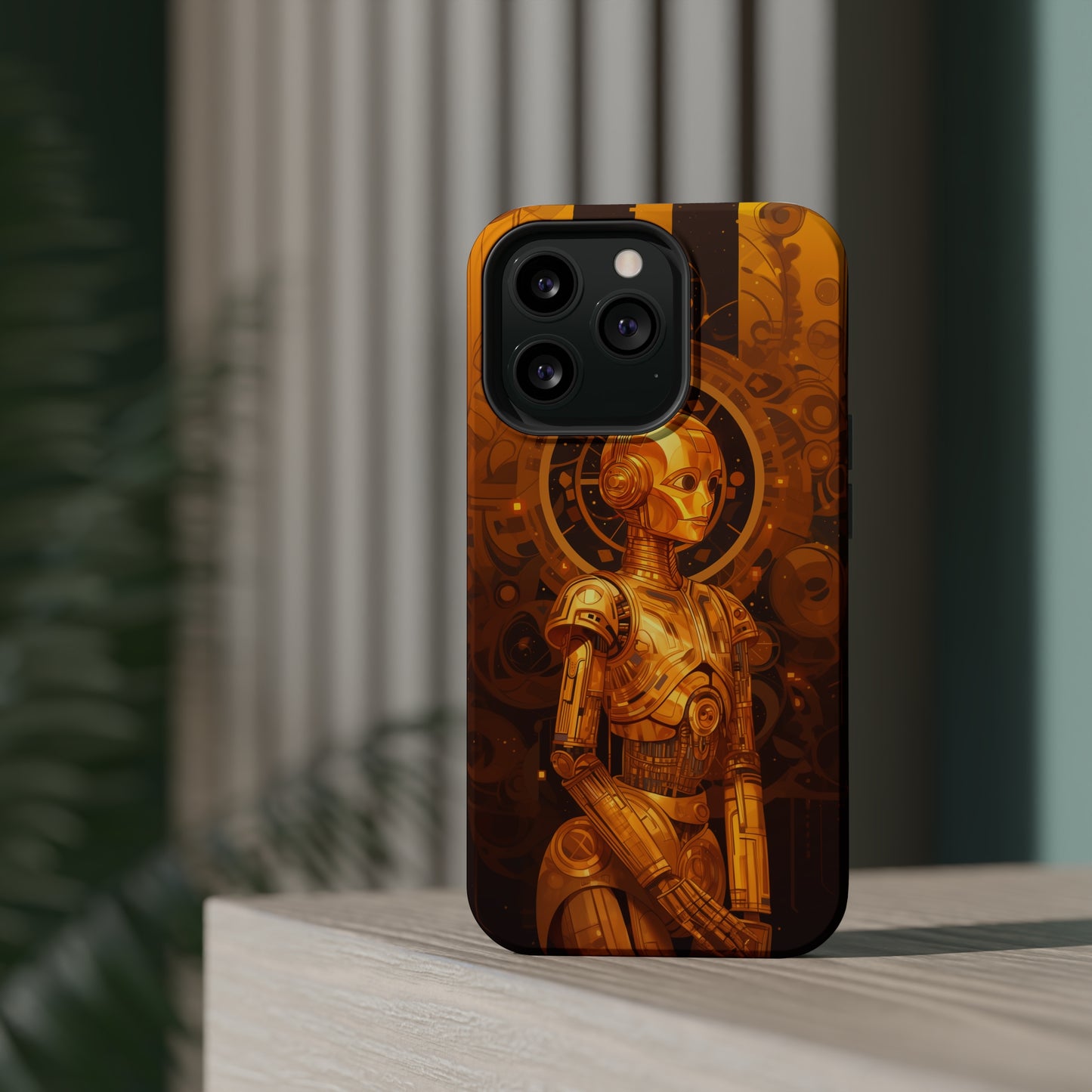 MagSafe Tough iPhone Case - C3P0 Art Nouveau