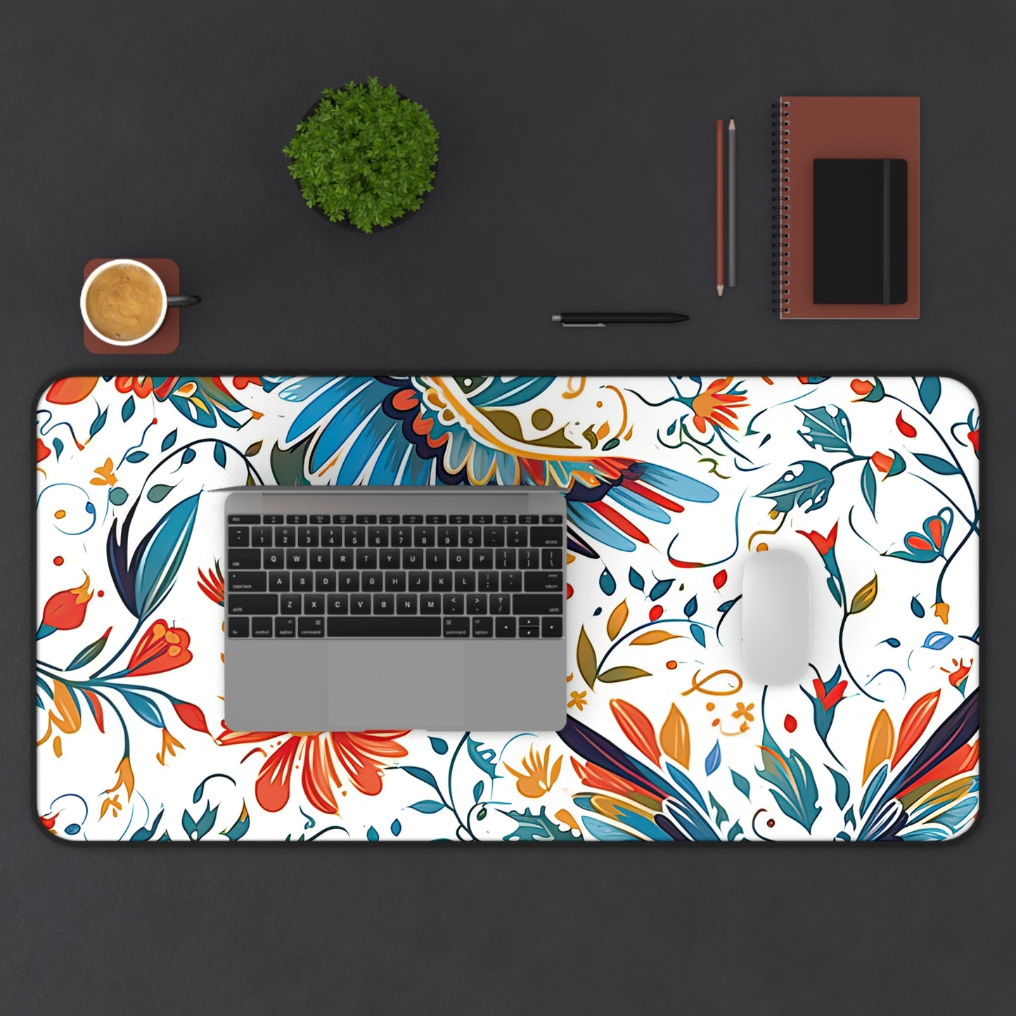 Desk Mat - Colibri Abstract