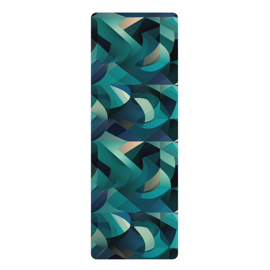 Rubber Yoga Mat- Clement Rome Geometric