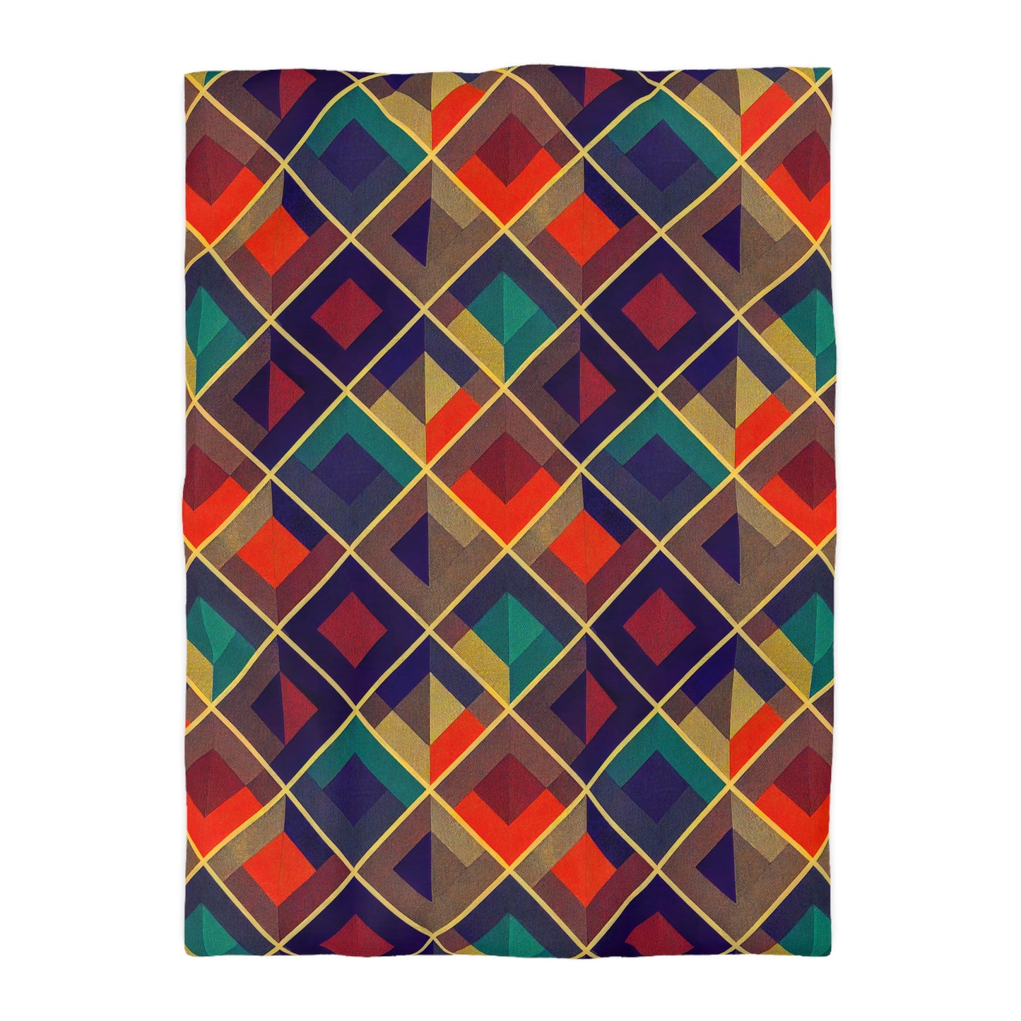 Duvet Cover - Herringbone Kaleidoscope