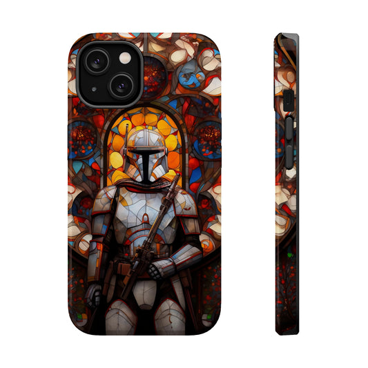 MagSafe Tough iPhone Case - Snow trooper Catholic Stained Glass Window