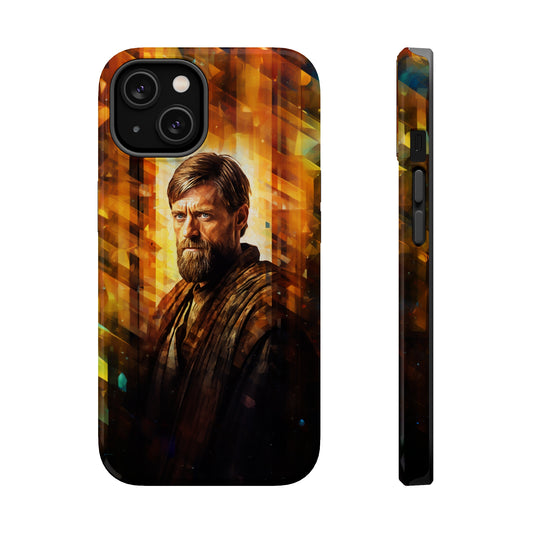 MagSafe Tough iPhone Case - Obi Wan Kenobi Abstract Expressionism