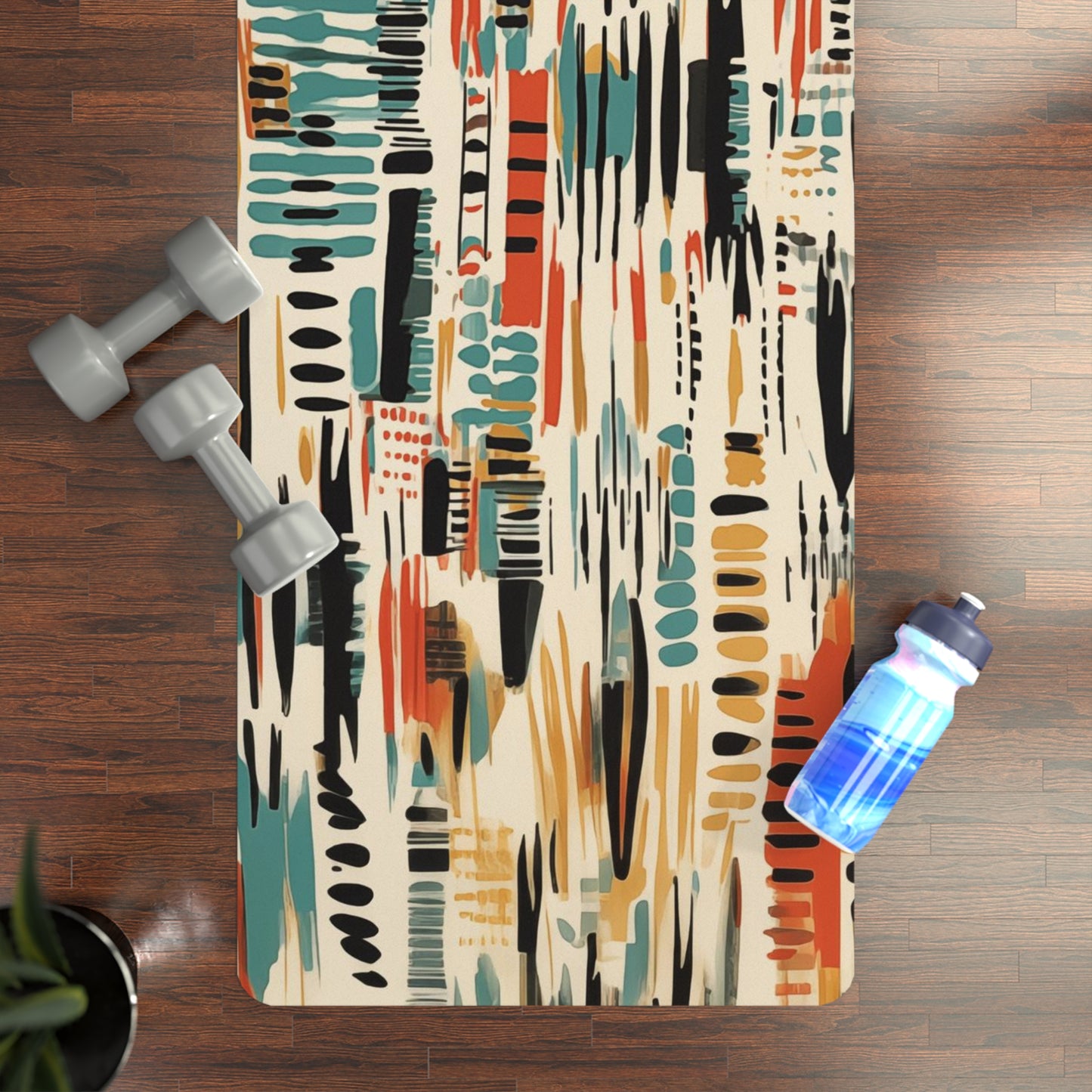 Rubber Yoga Mat- Arne Phalakasana Ikat