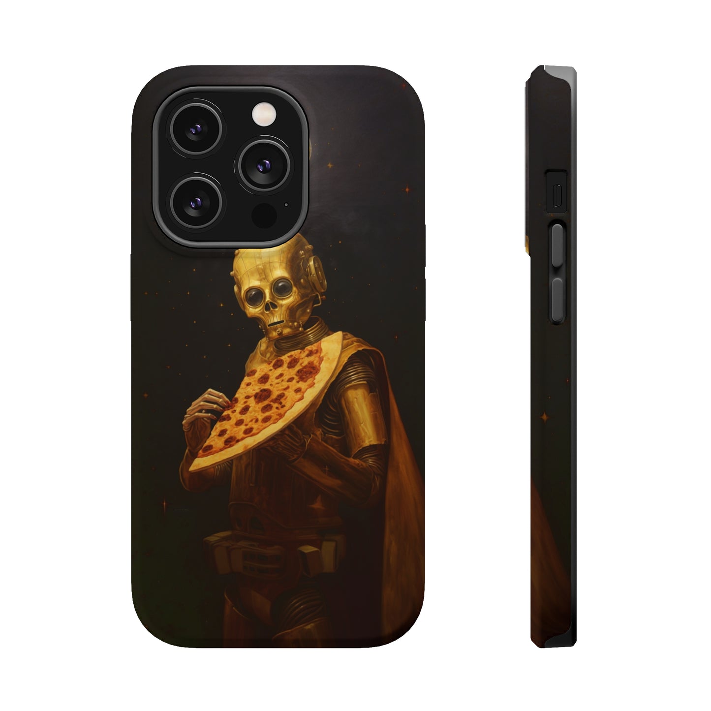 MagSafe Tough iPhone Case - "Robot Pizza Slice"