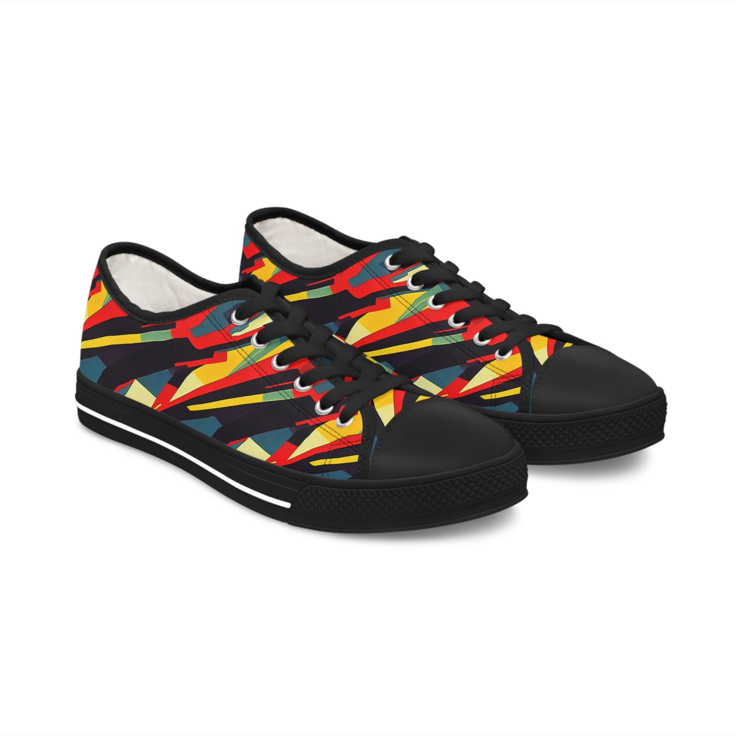 Women's Low Top Sneakers - Pulp Galaxy Abstract