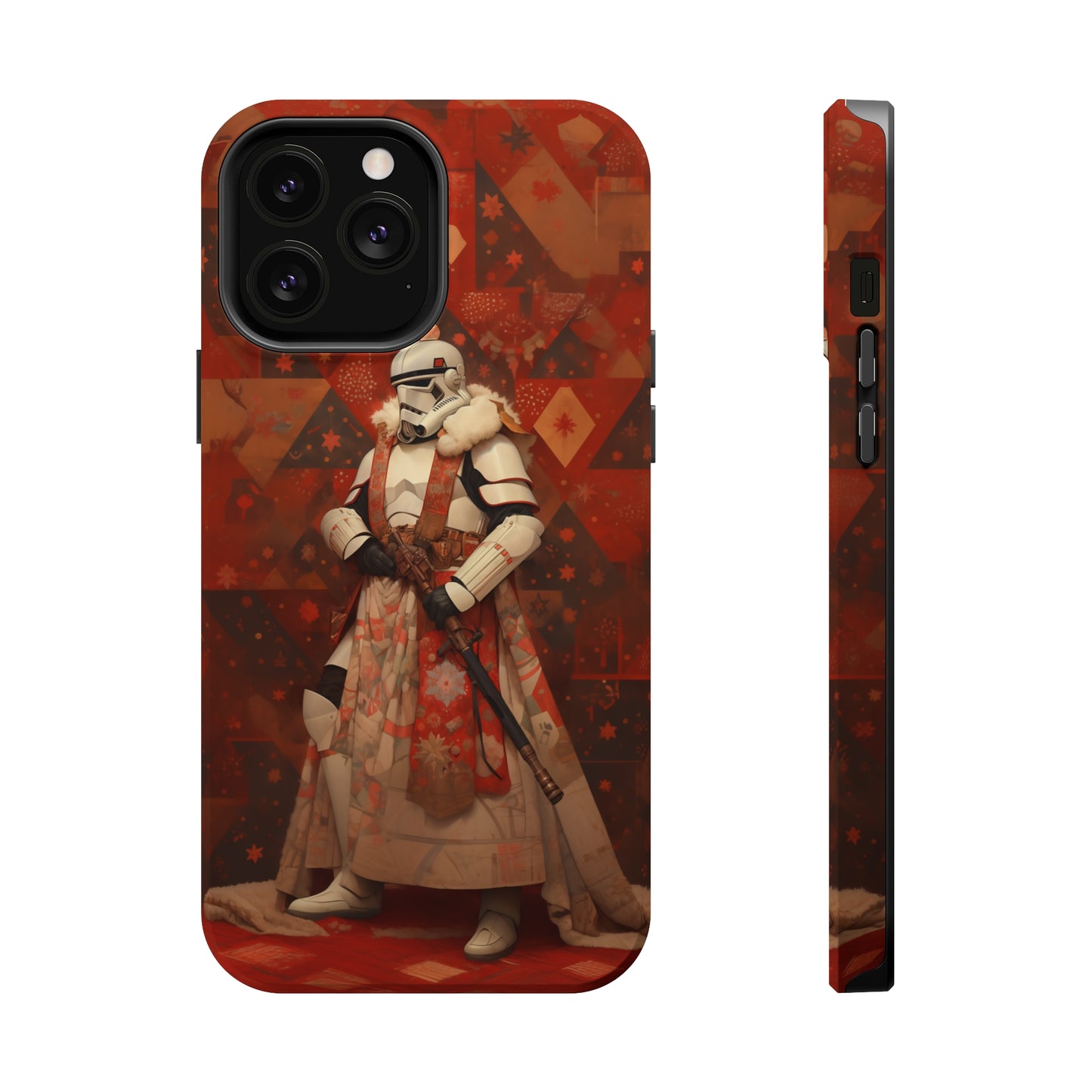 MagSafe Tough iPhone Case - Storm Trooper Norman Rockwell Christmas Card.png