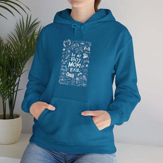 Unisex Heavy Blend™ Hooded Sweatshirt - In My Boy Mom Era - Gamer