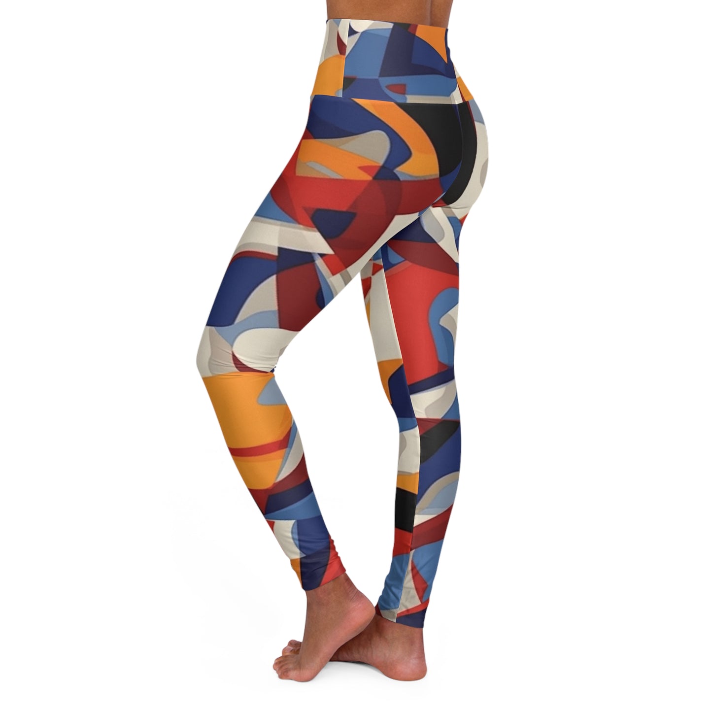 High Waisted Leggings - Nantucket-Comet.