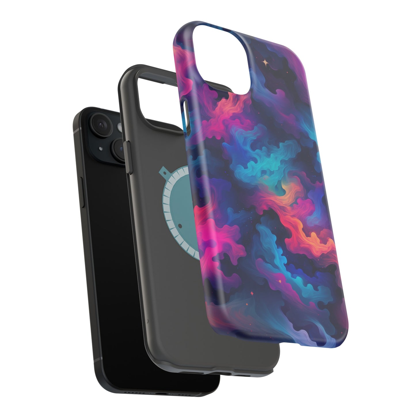 MagSafe Tough iPhone Case - Neon Nebula