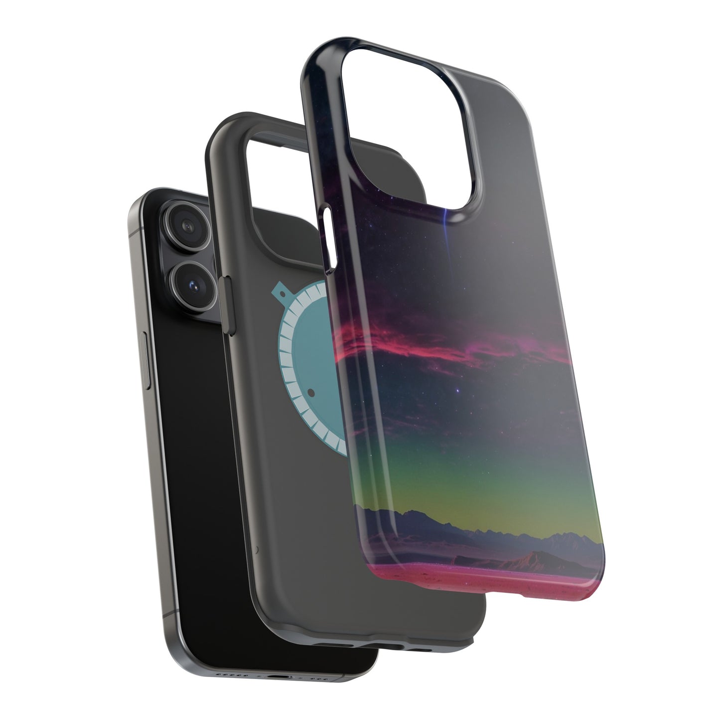 MagSafe Tough iPhone Case - Galactic Synthwave