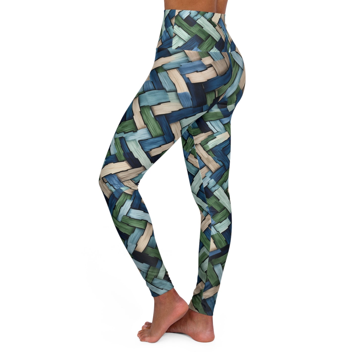 High Waisted Leggings - Orchidia Parisian