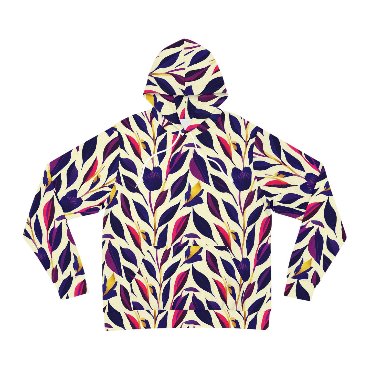 Hoodie - Violet Flourish Damask