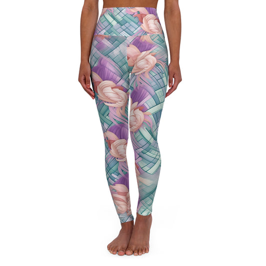 High Waisted Leggings - Cassian Madras