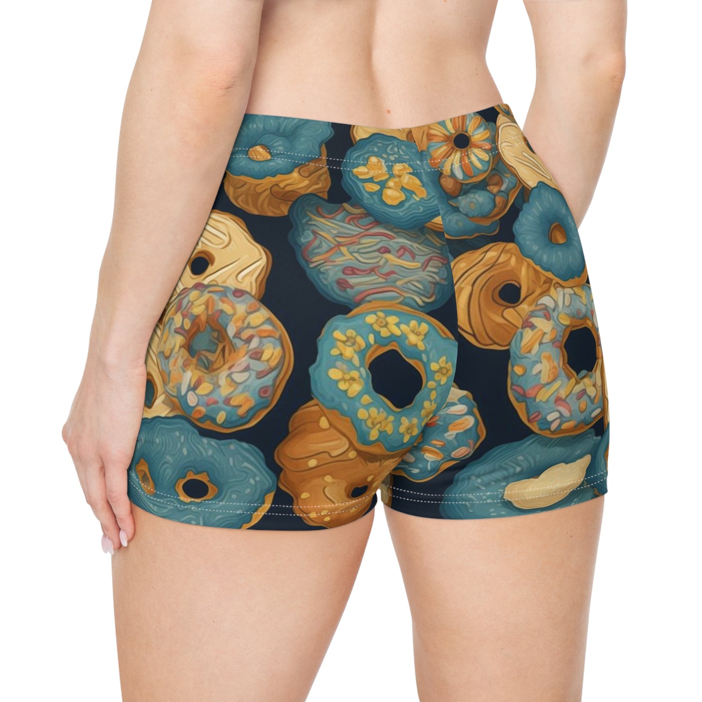 Workout Shorts - Astrid Vrksasana Anime Donuts