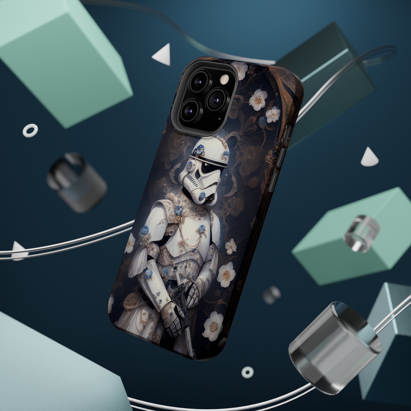 MagSafe Tough iPhone Case - Snow trooper Victorian Portraiture