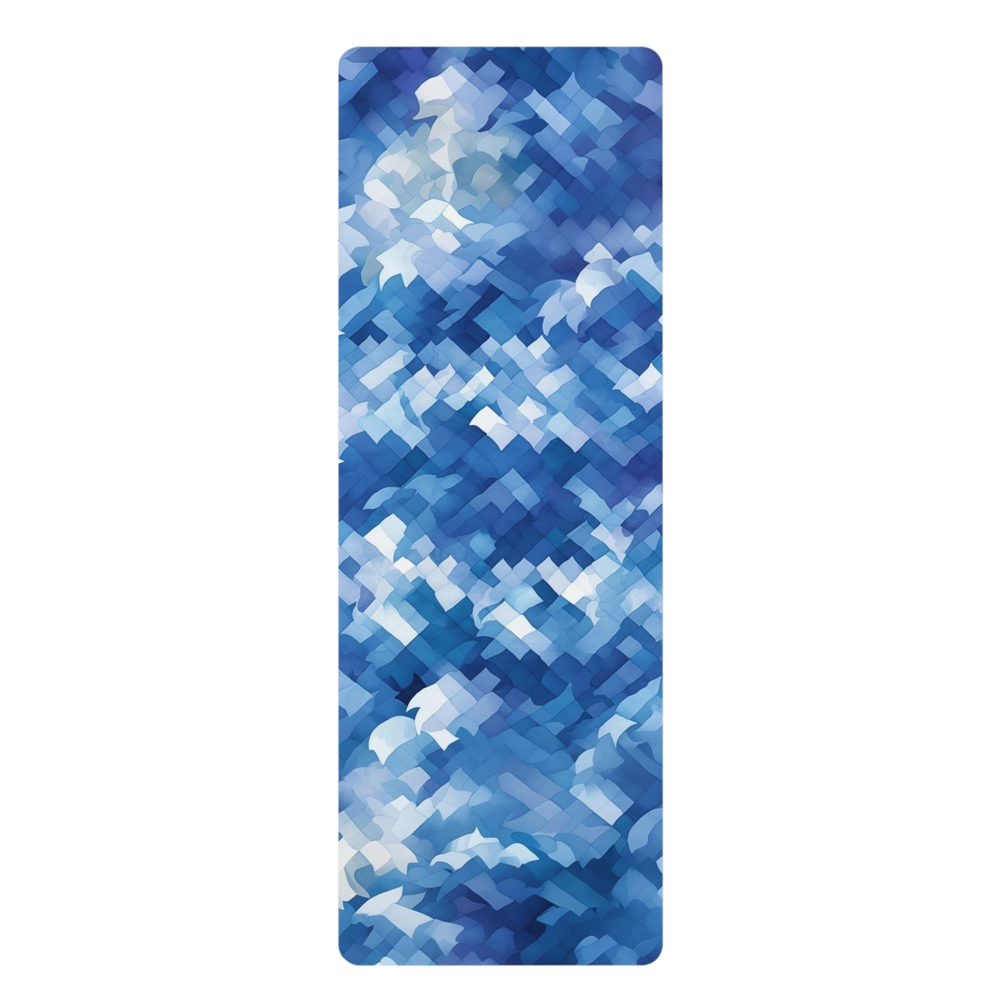 Rubber Yoga Mat- Bard Balasana Shibori