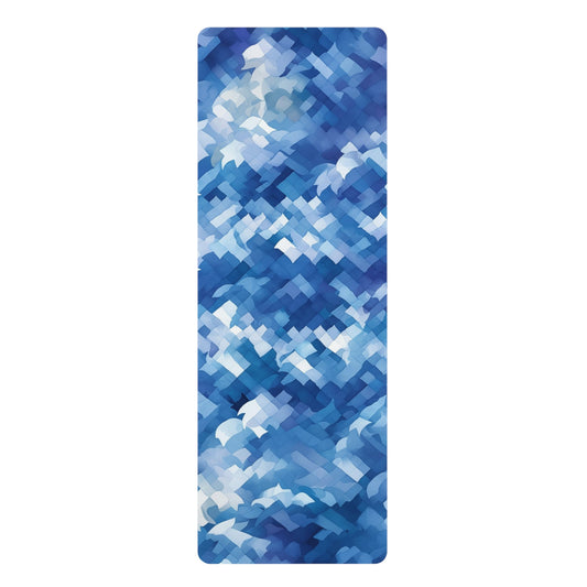 Rubber Yoga Mat- Bard Balasana Shibori