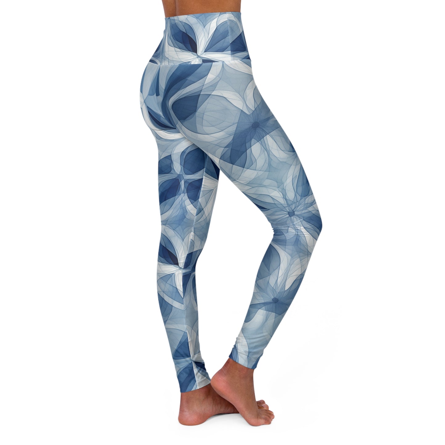 High Waisted Leggings - Dali Barcelona Shibori