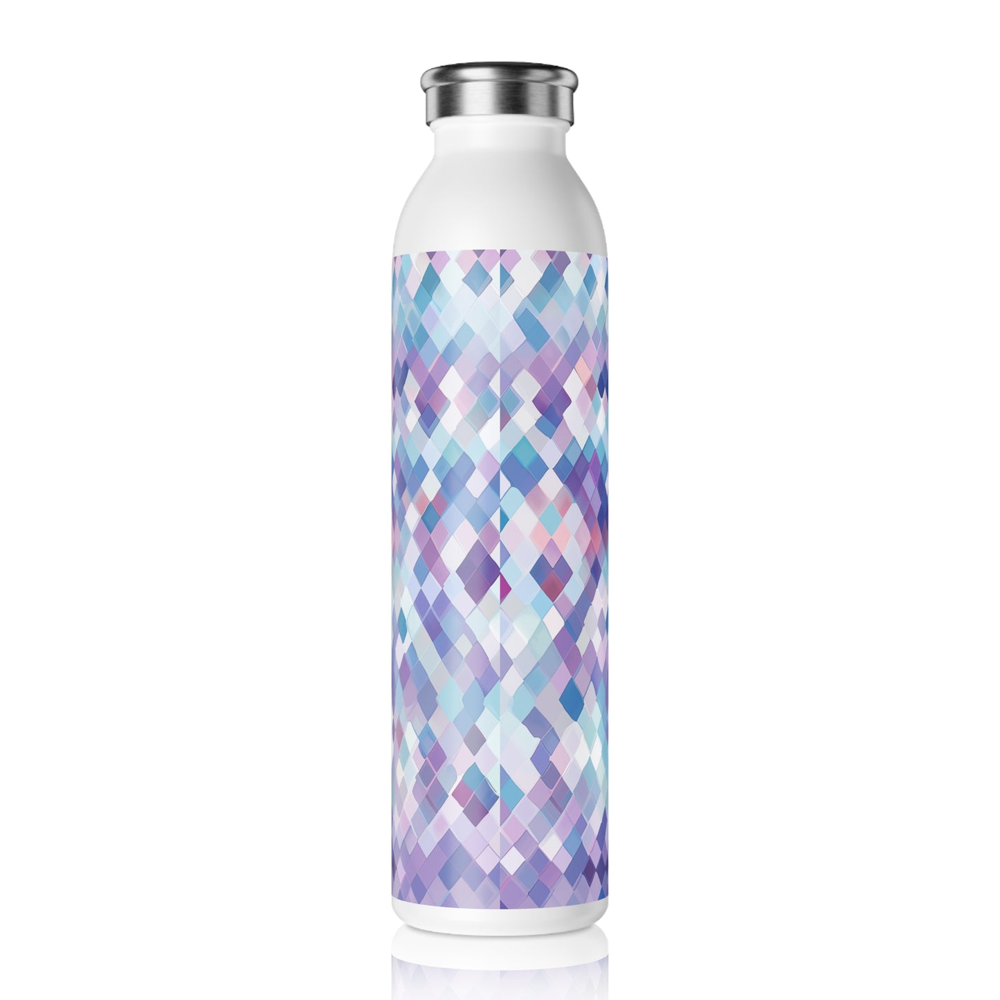 Slim Water Bottle - Regina Paris Argyle