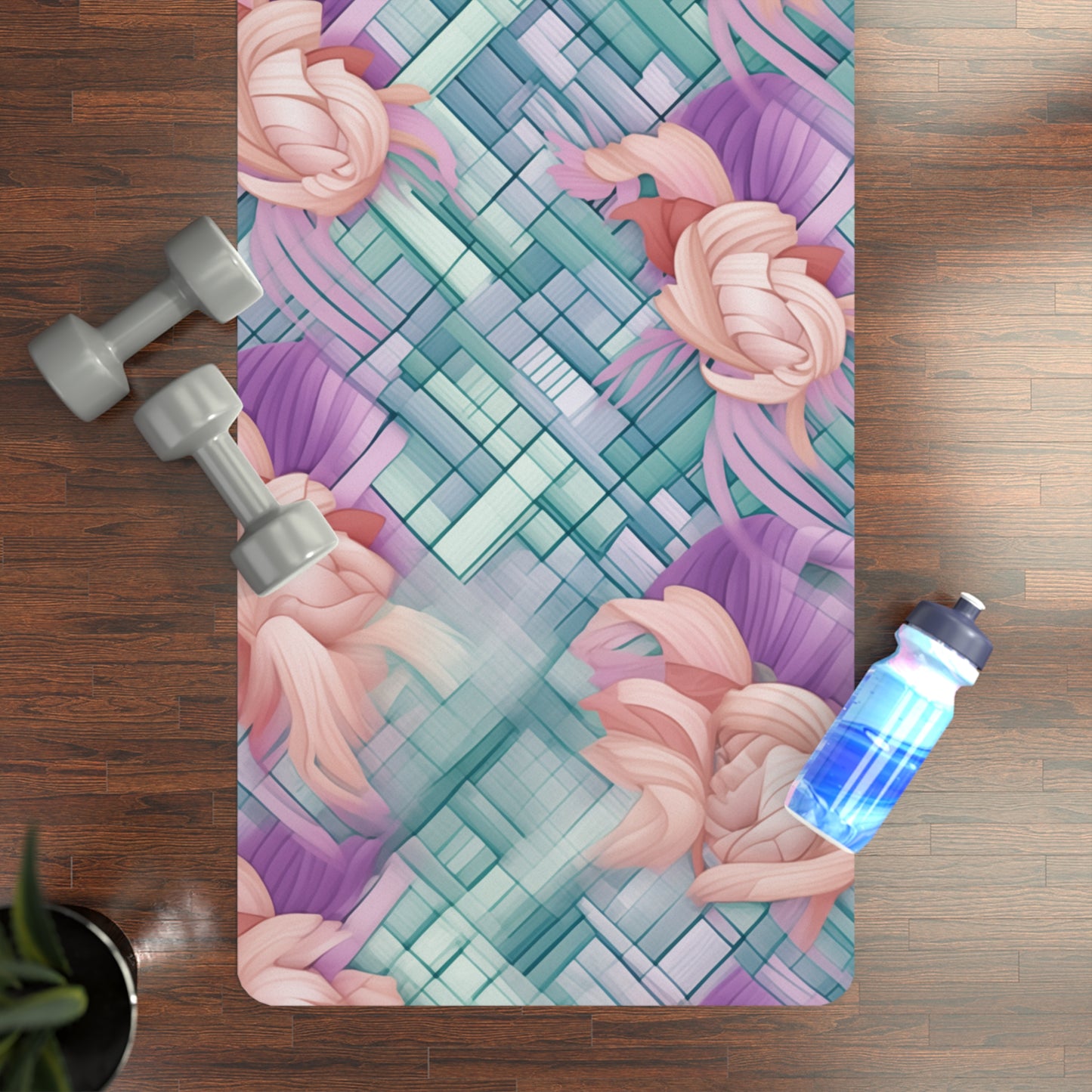 Rubber Yoga Mat- Cassian Madras