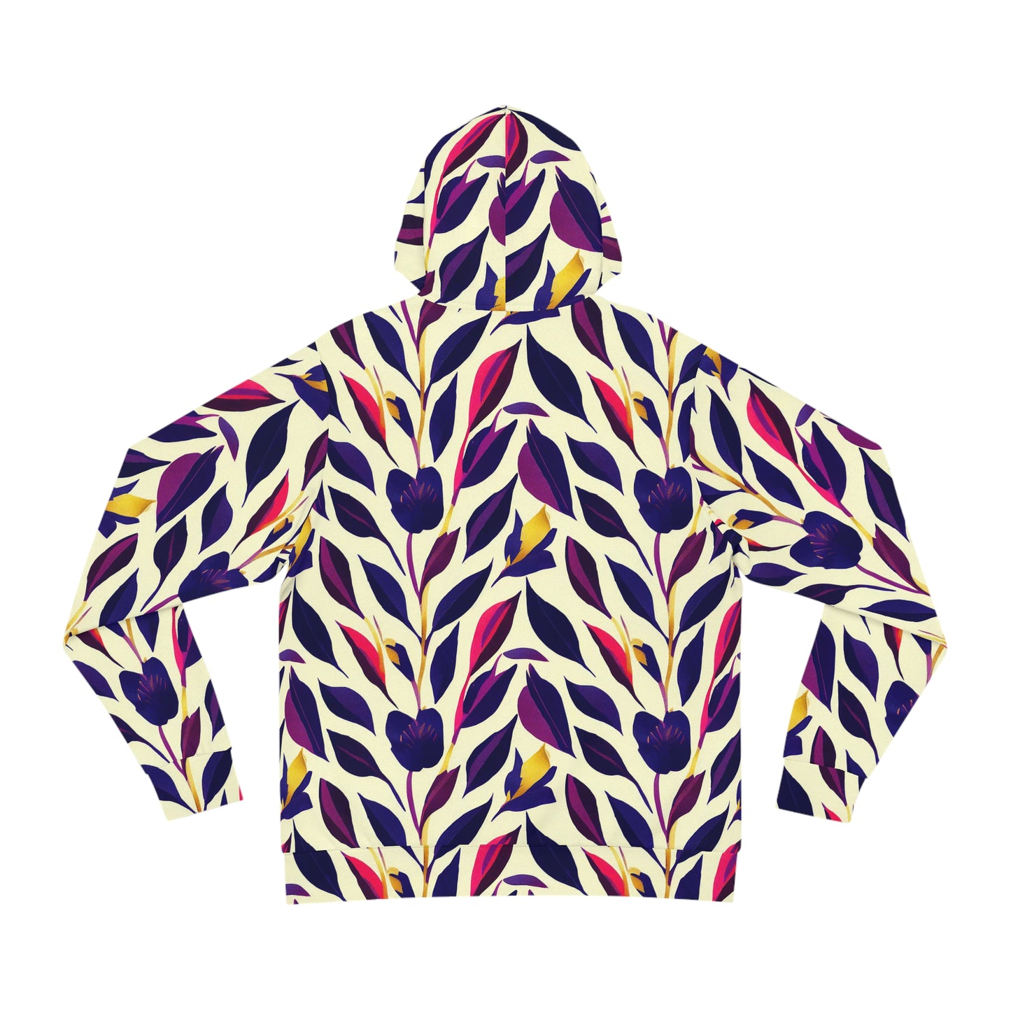 Hoodie - Violet Flourish Damask