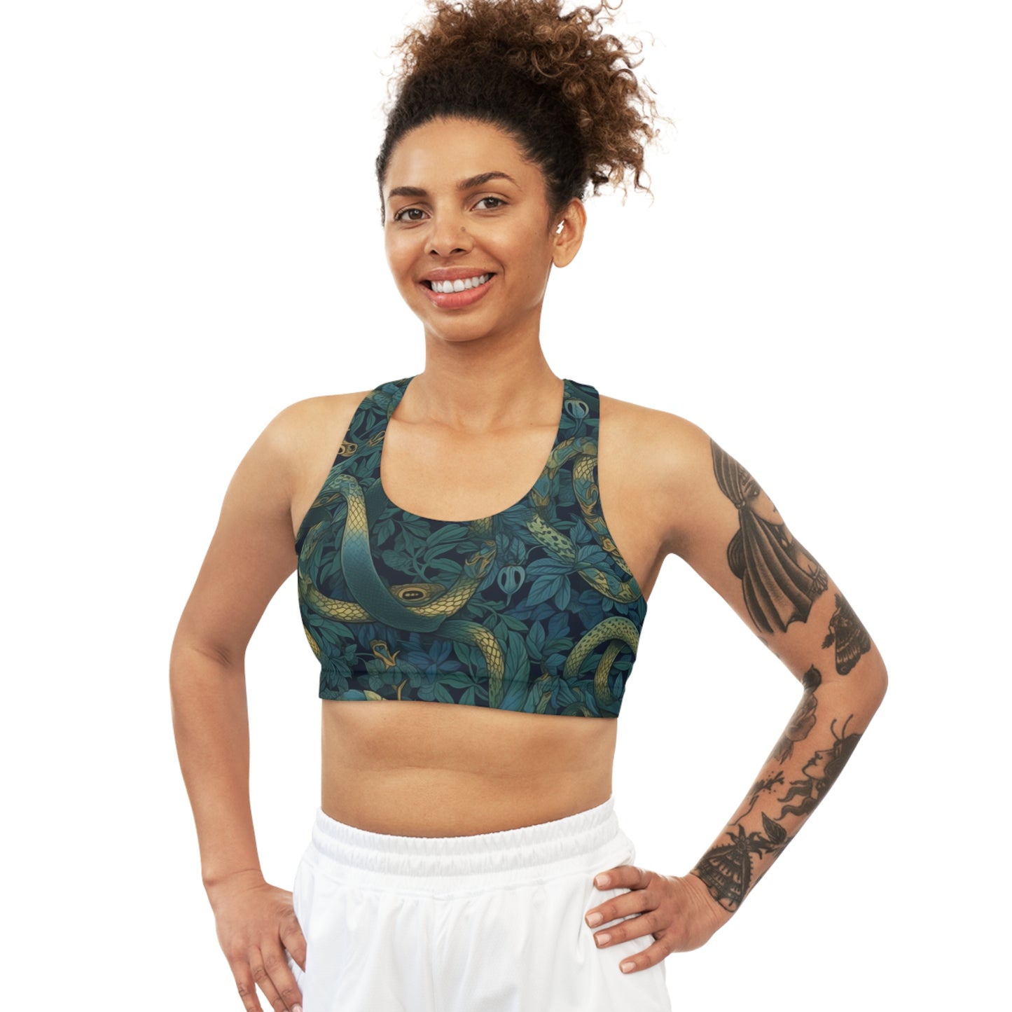 Sports Bra - Francesca Trikonasana Snakes