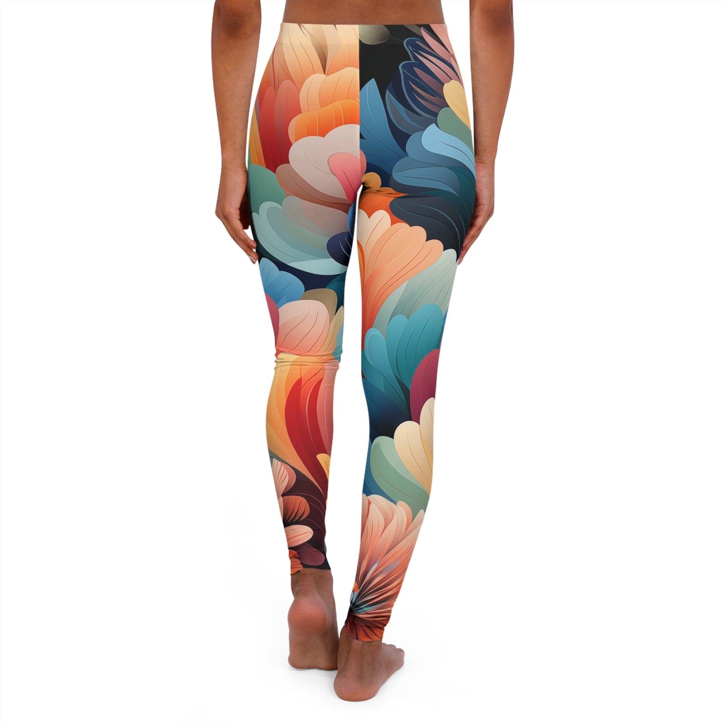 Women's Spandex Leggings - Philomena Kinkaku-ji Art Deco