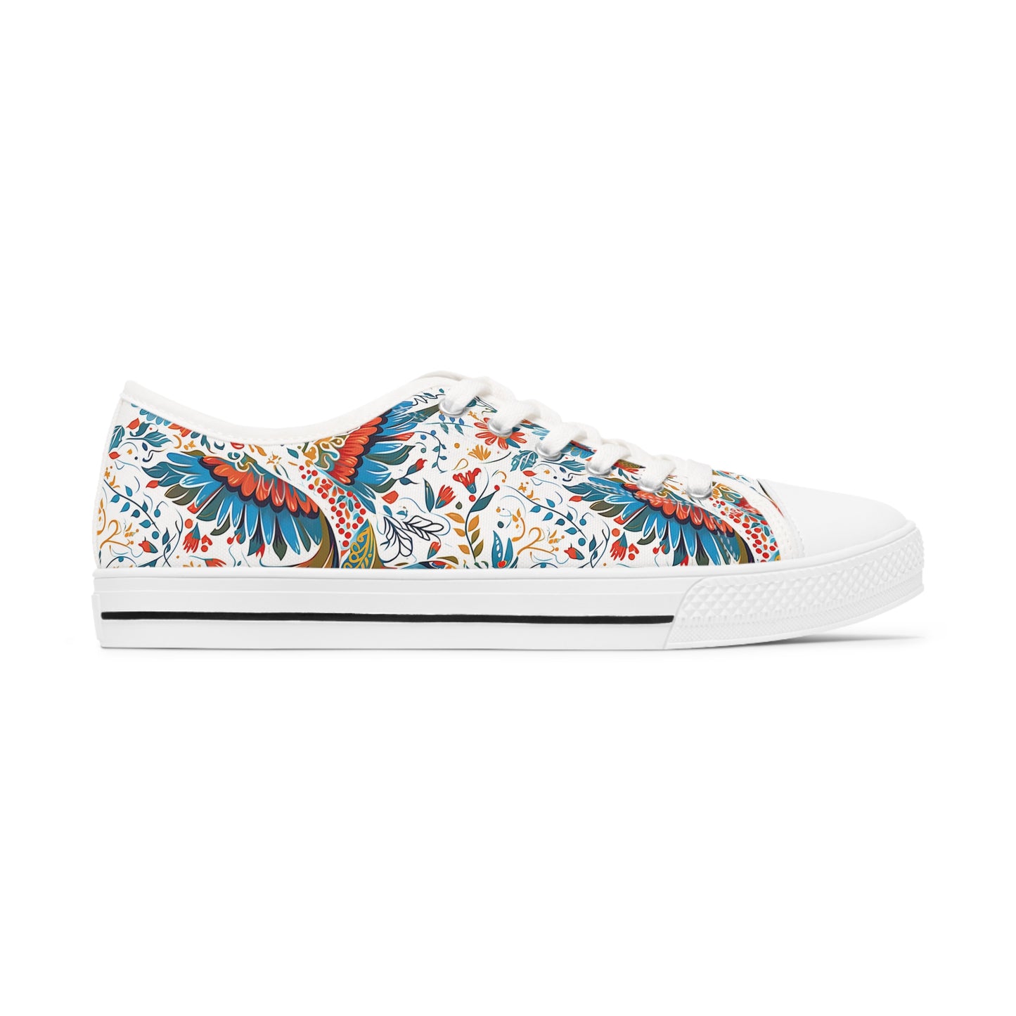 Women's Low Top Sneakers - Colibri Abstract