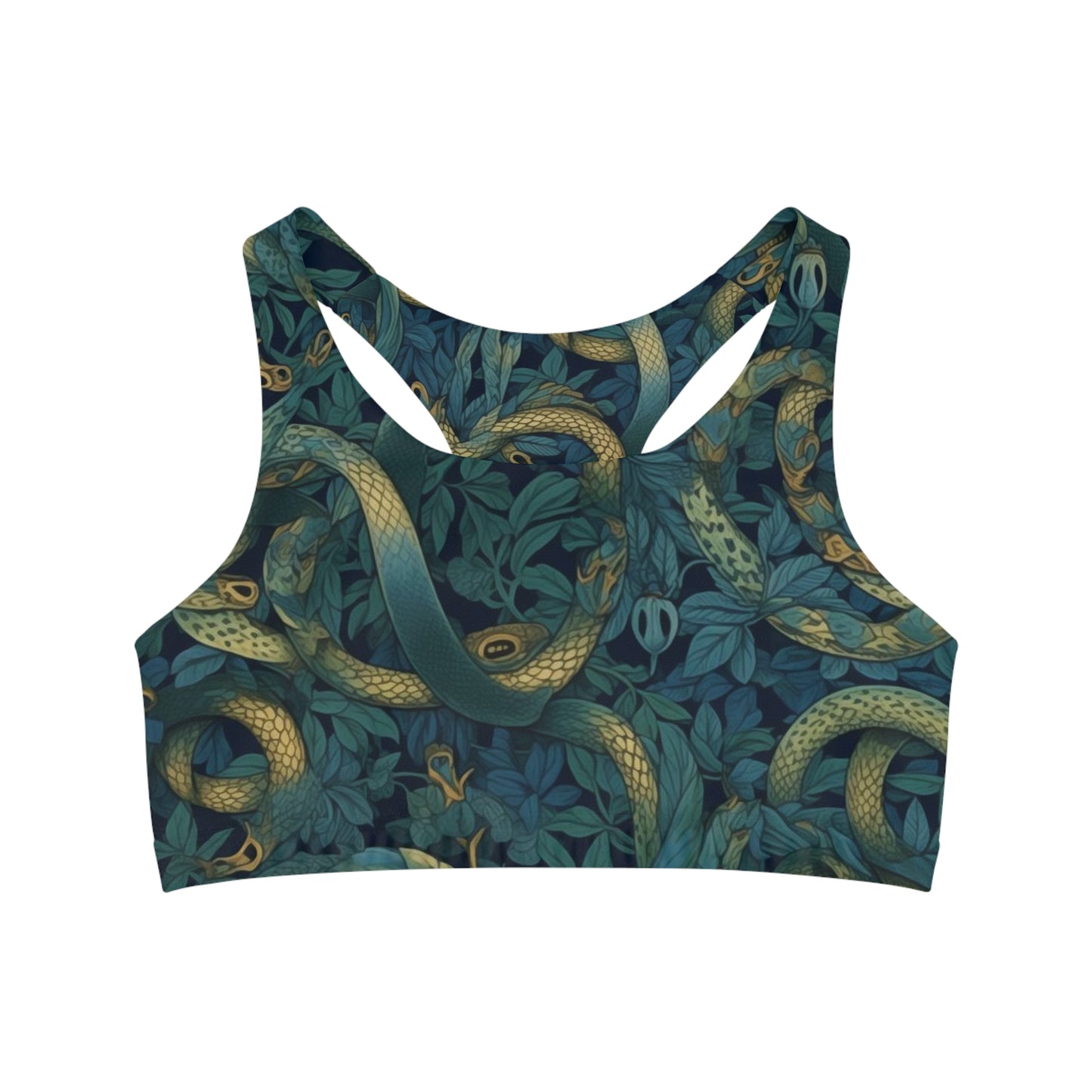 Sports Bra - Francesca Trikonasana Snakes