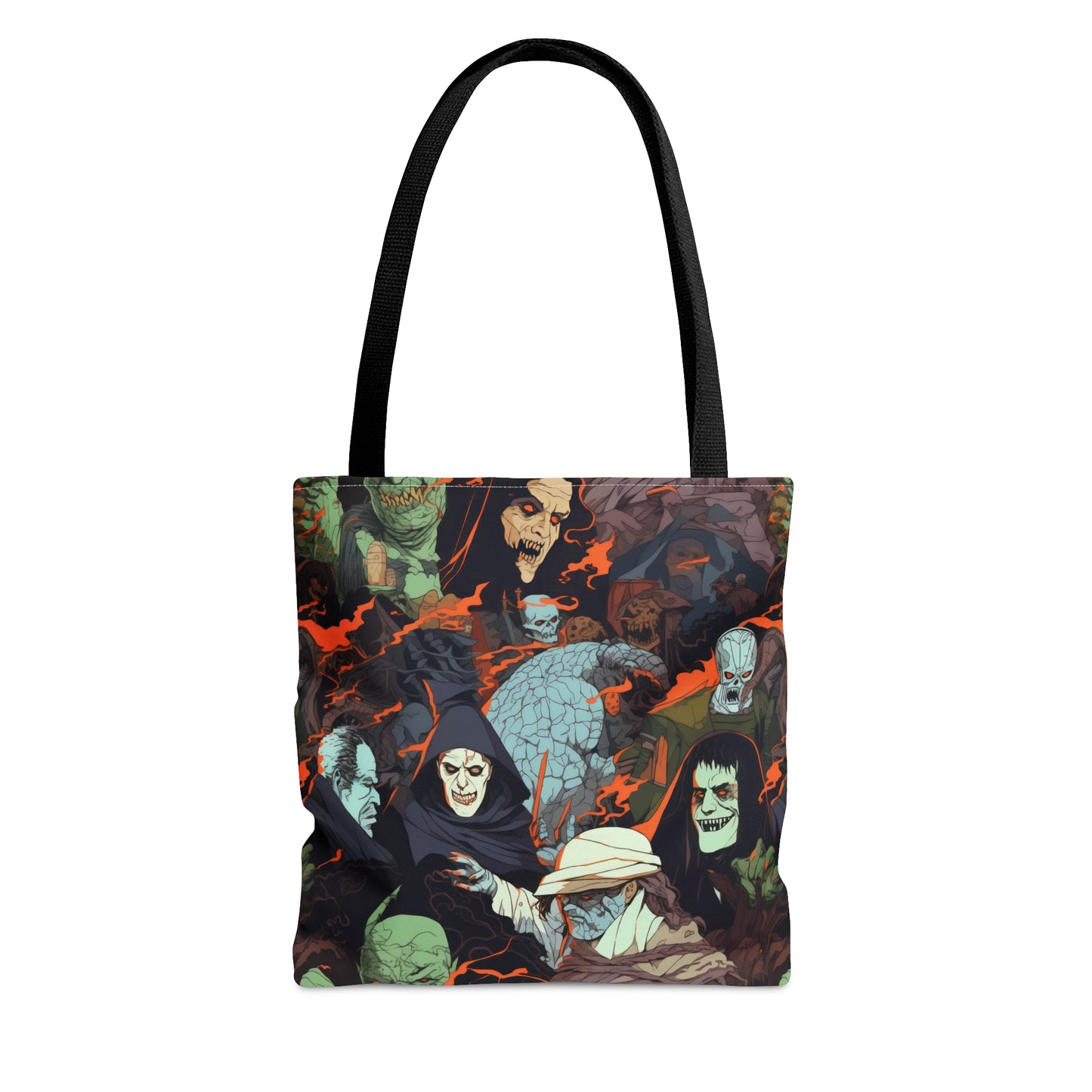 Tote Bag - Spooky Monsters Anime Alpha