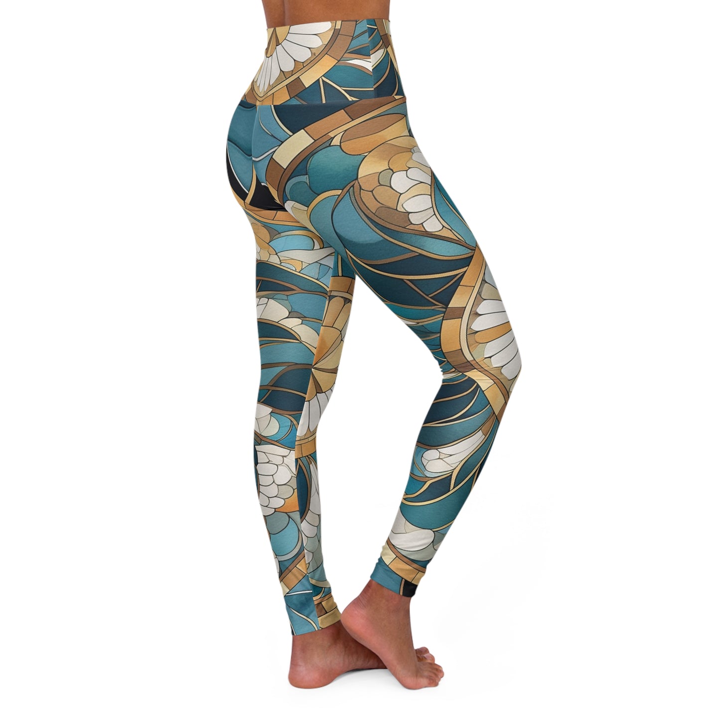 High Waisted Leggings - Pennsylvanian Comet.