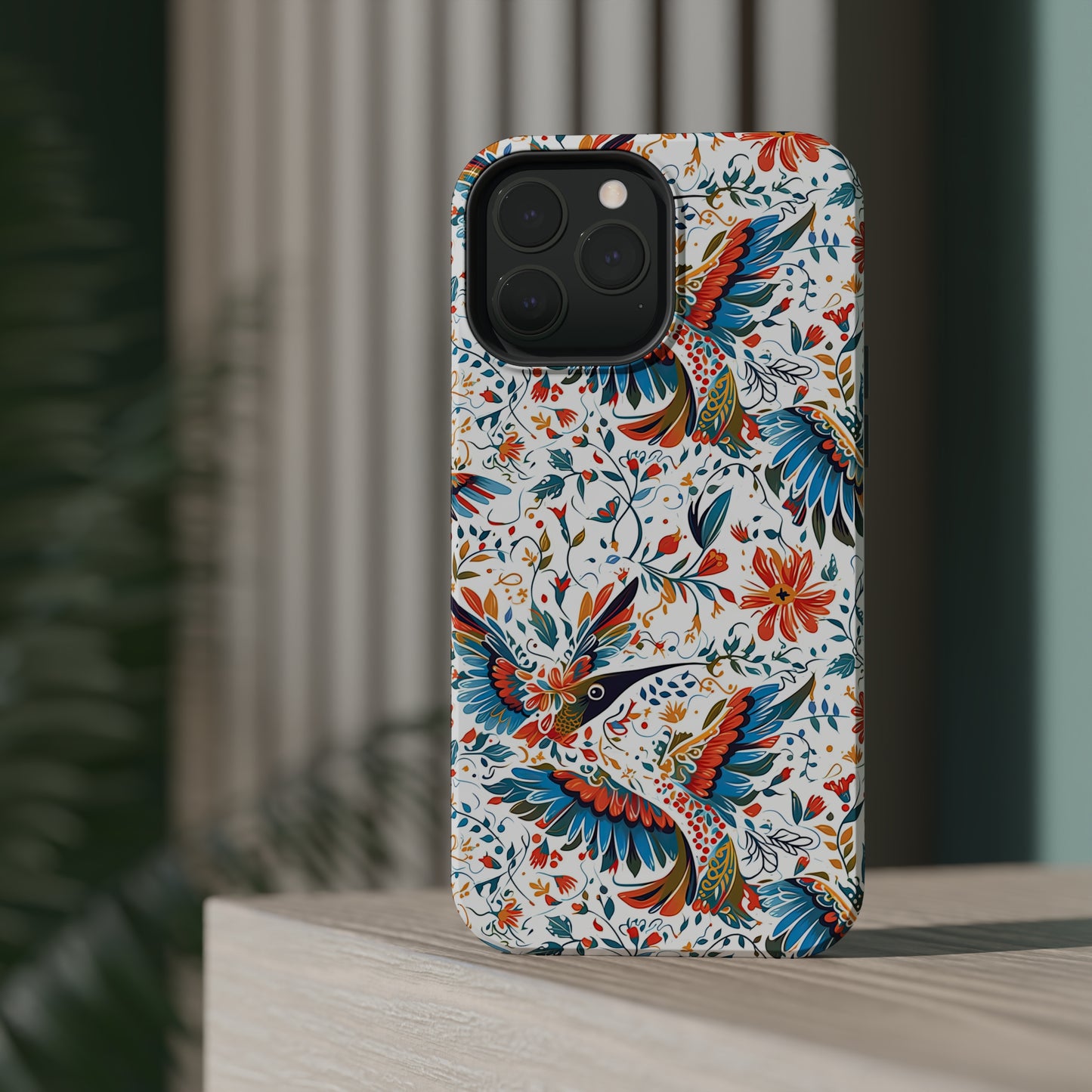 MagSafe Tough iPhone Case - Colibri Abstract