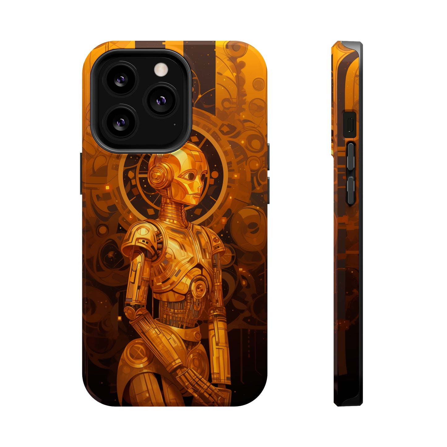 MagSafe Tough iPhone Case - C3P0 Art Nouveau