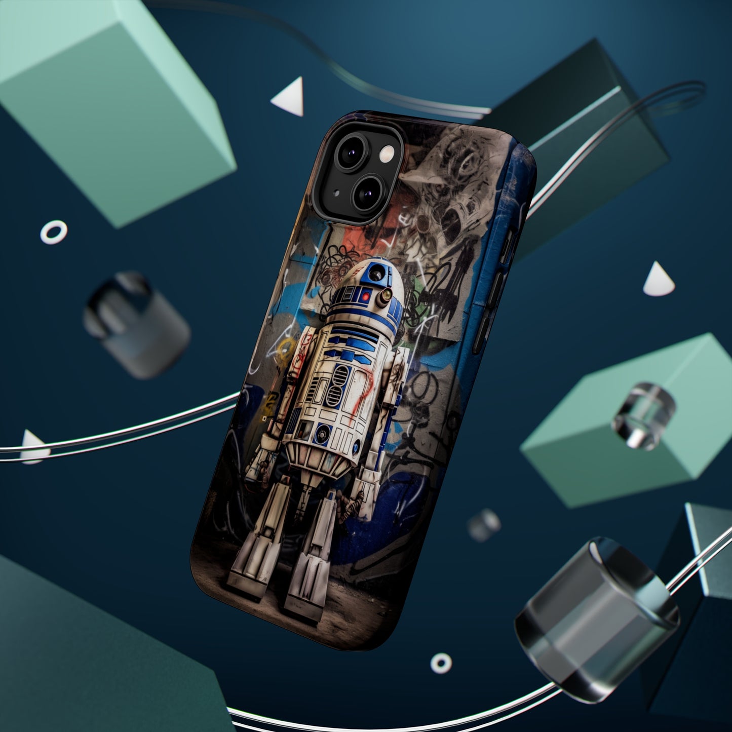 MagSafe Tough iPhone Case - R2D2 1990's Graffiti