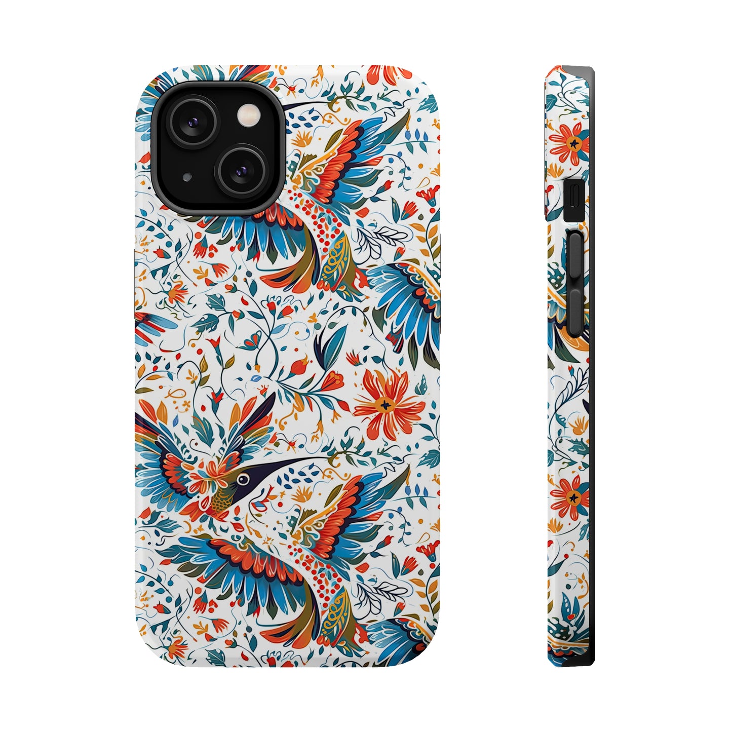 MagSafe Tough iPhone Case - Colibri Abstract