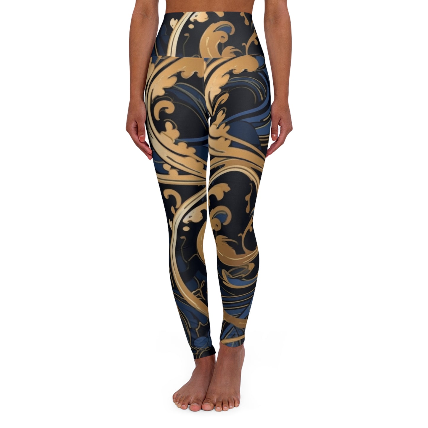 High Waisted Leggings - Tuscan-Comet