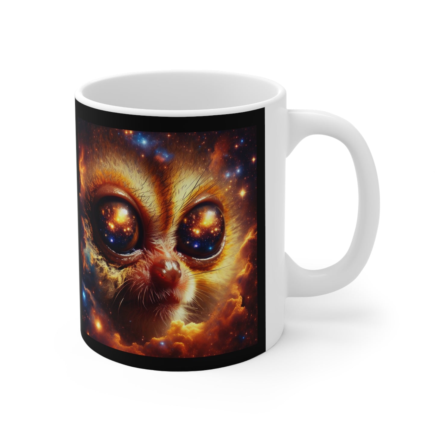 Ceramic Mug 11oz - Tarsiers CosmicLevel