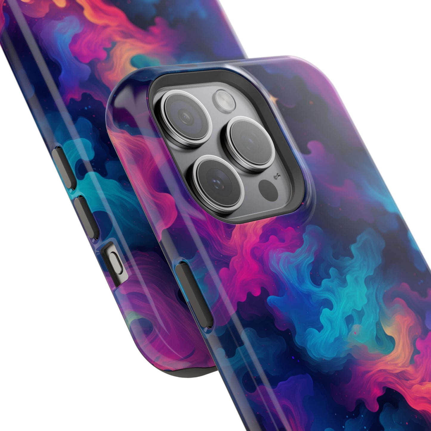 MagSafe Tough iPhone Case - Neon Nebula